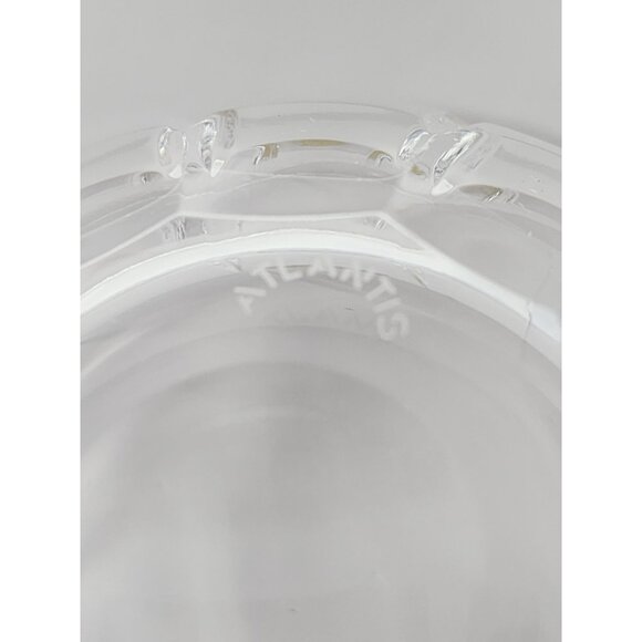 Atlantis Full Lead Crystal Hand-Blown & Cut Round Bowl Made In Portugal - Picture 10 of 10